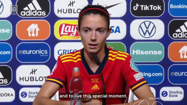 Aitana says Putellas motivated the squad with a pre-match talk
